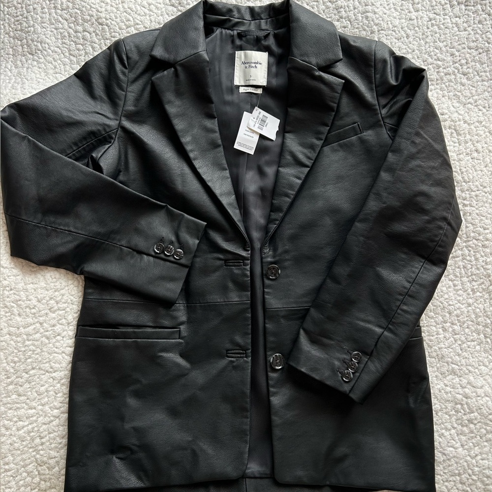 Abercrombie Vegan Leather Jacket